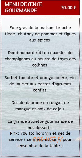 Restaurant Les Girelles — carte page 7