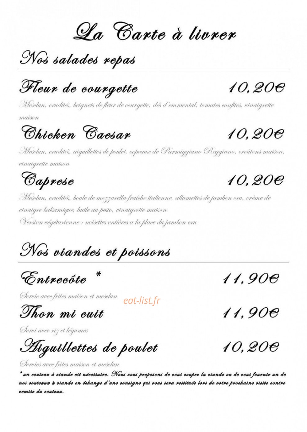 Snack chez Fanny — carte page 5