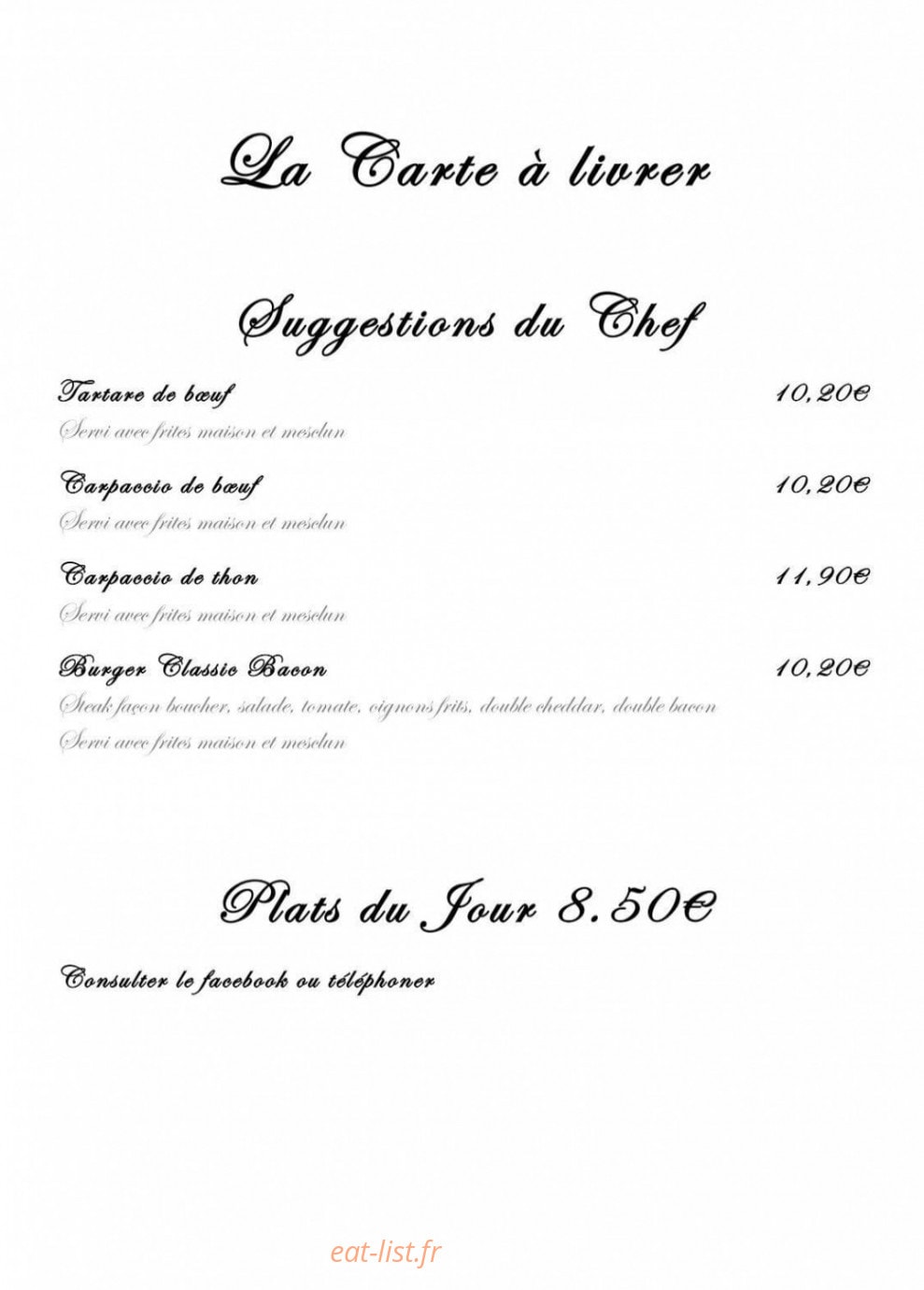 Snack chez Fanny — carte page 7