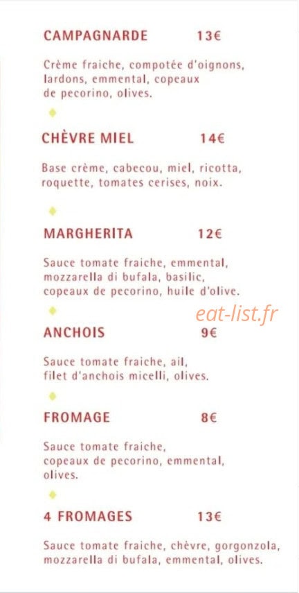 Pizza len — carte page 3