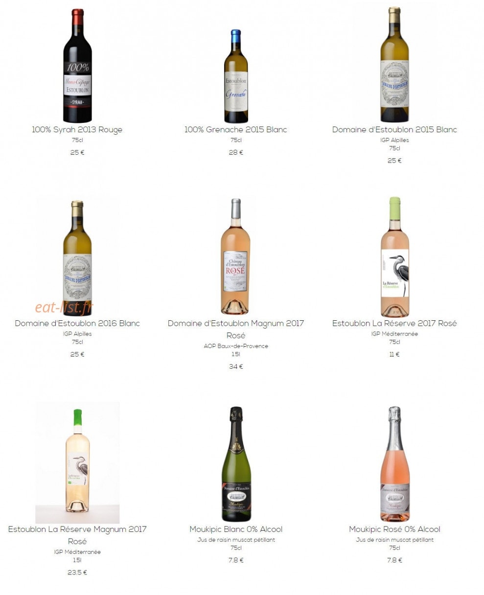 Bistrot de Mogador — carte page 3