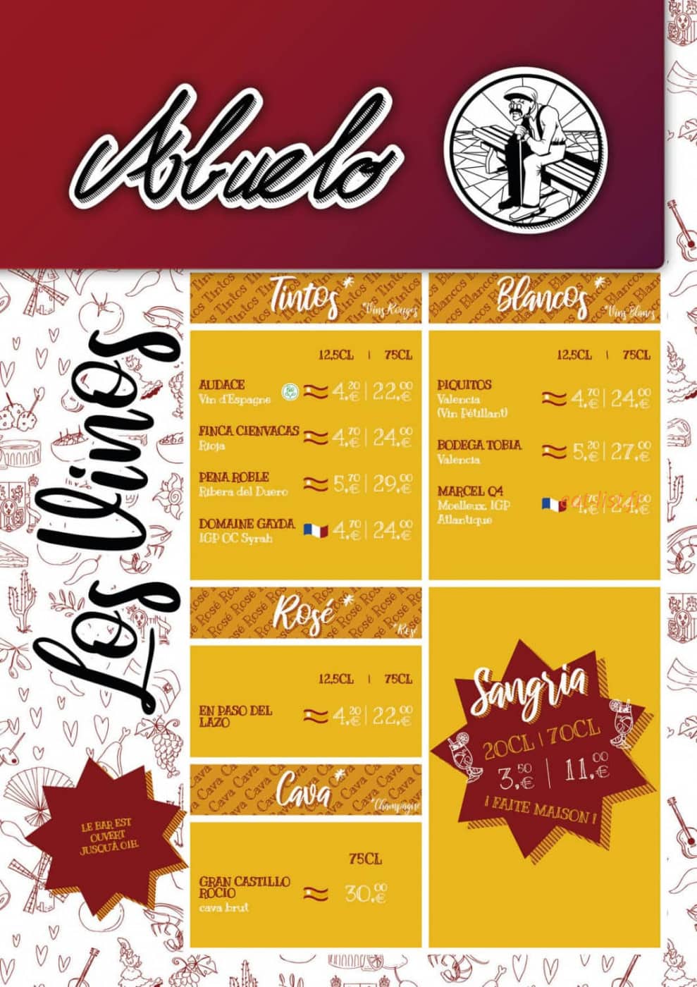 Abuelo — carte page 2