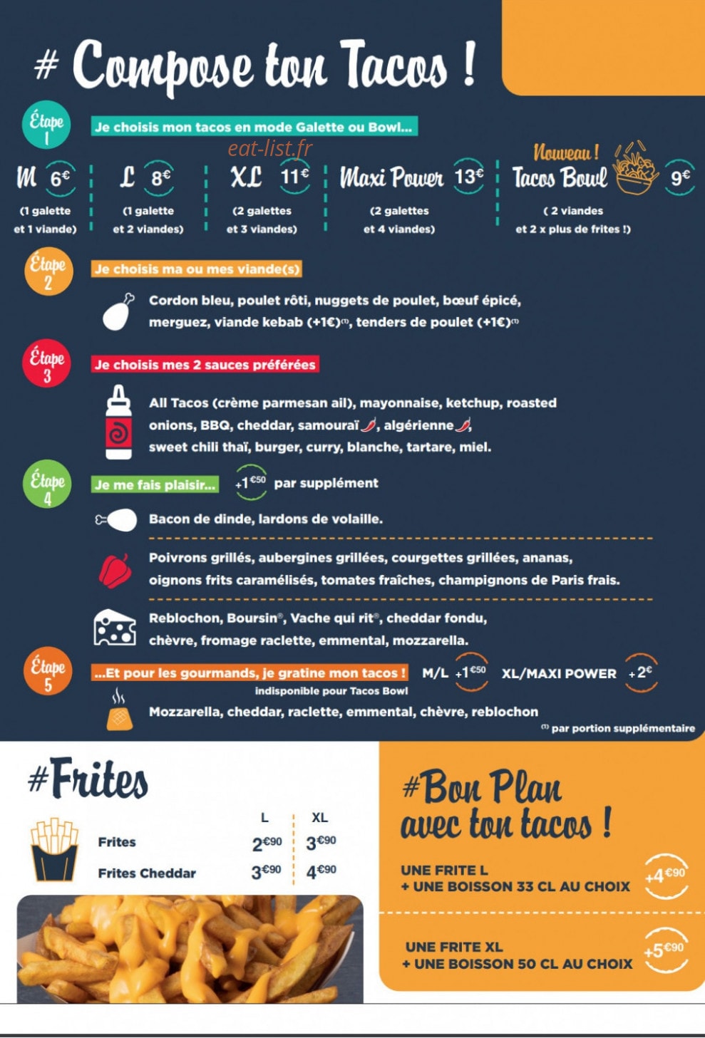 All Tacos — carte page 1