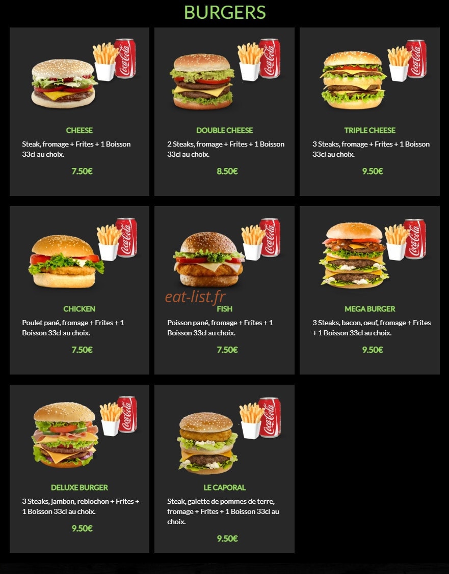 Andiamo Pizza — carte page 9
