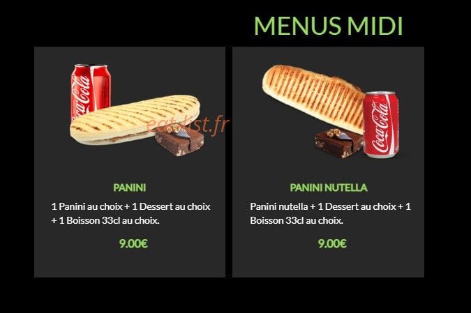 Andiamo Pizza — carte page 2