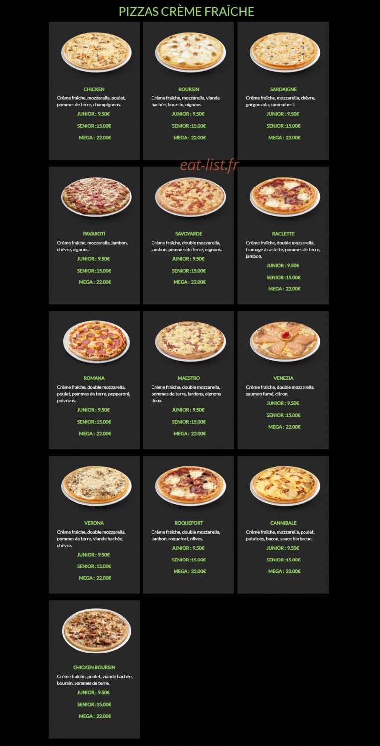 Andiamo Pizza — carte page 5