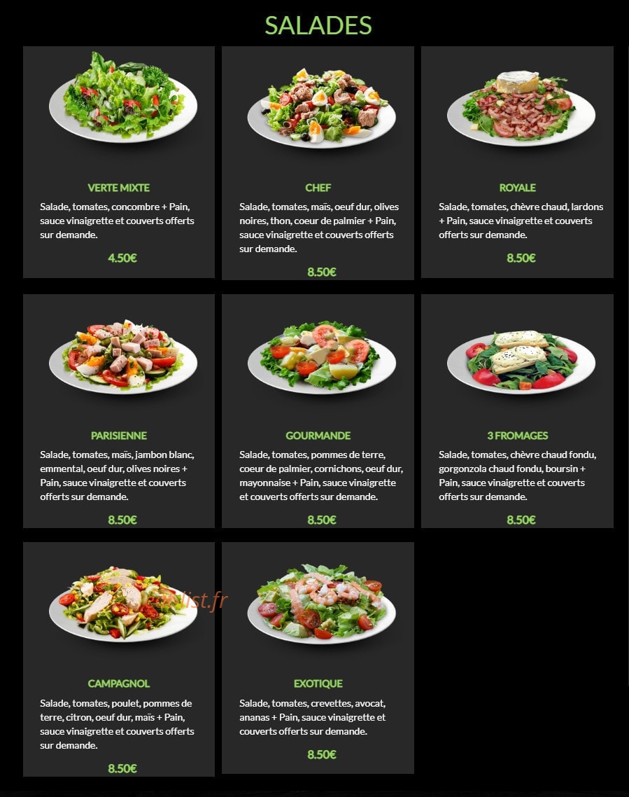 Andiamo Pizza — carte page 17
