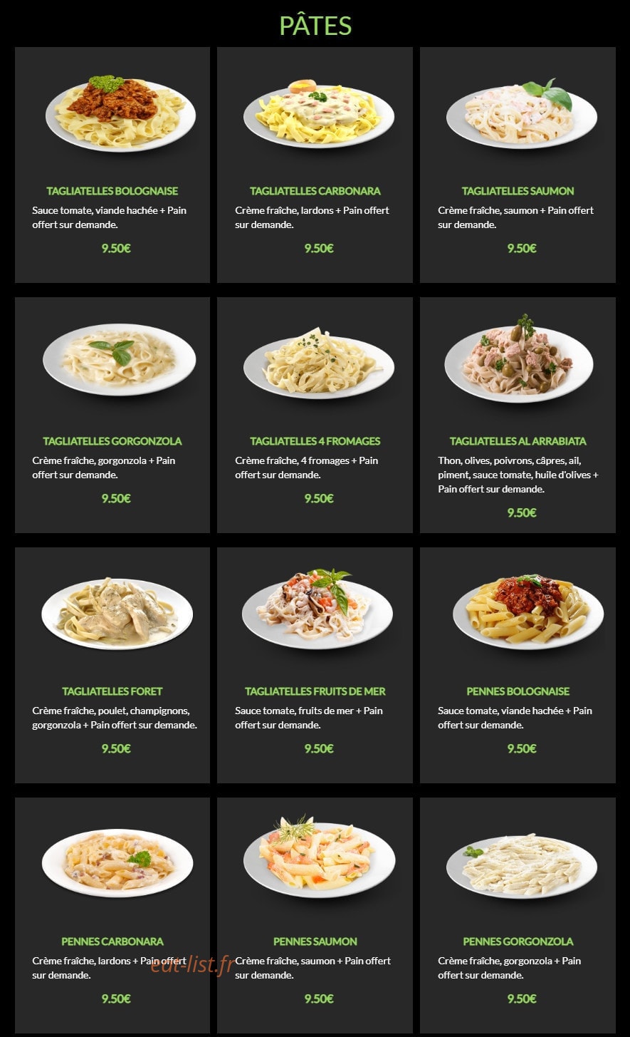 Andiamo Pizza — carte page 13