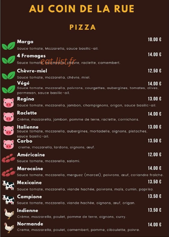 Au coin de la rue — carte page 2