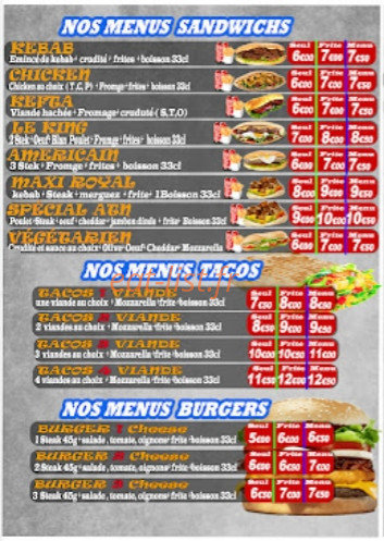 Au Tacos Normand — carte page 2