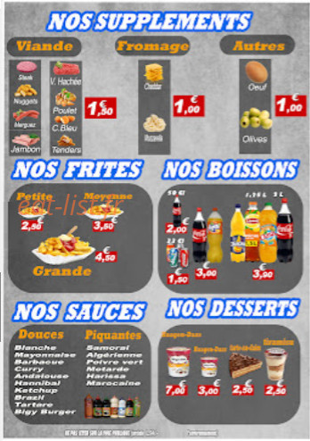 Au Tacos Normand — carte page 4