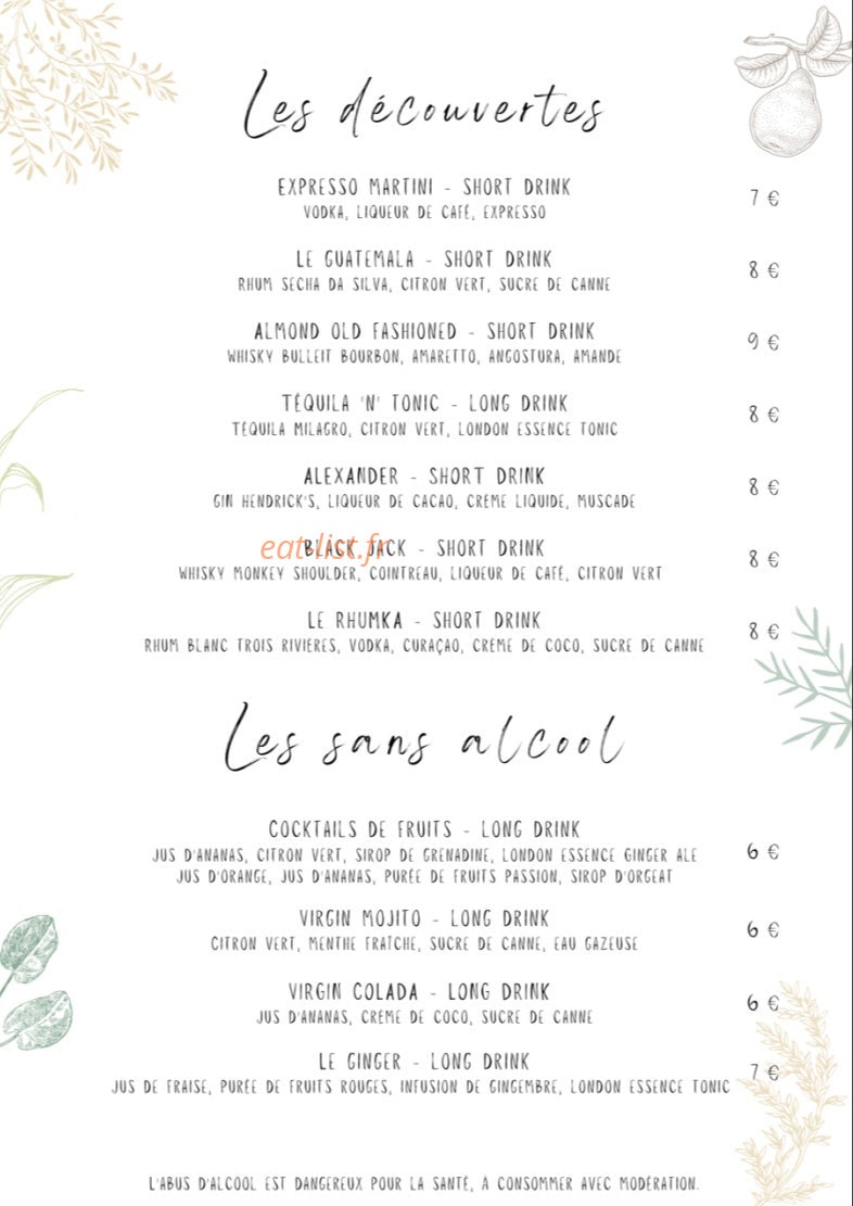Bonjour Bonsoir — carte page 4