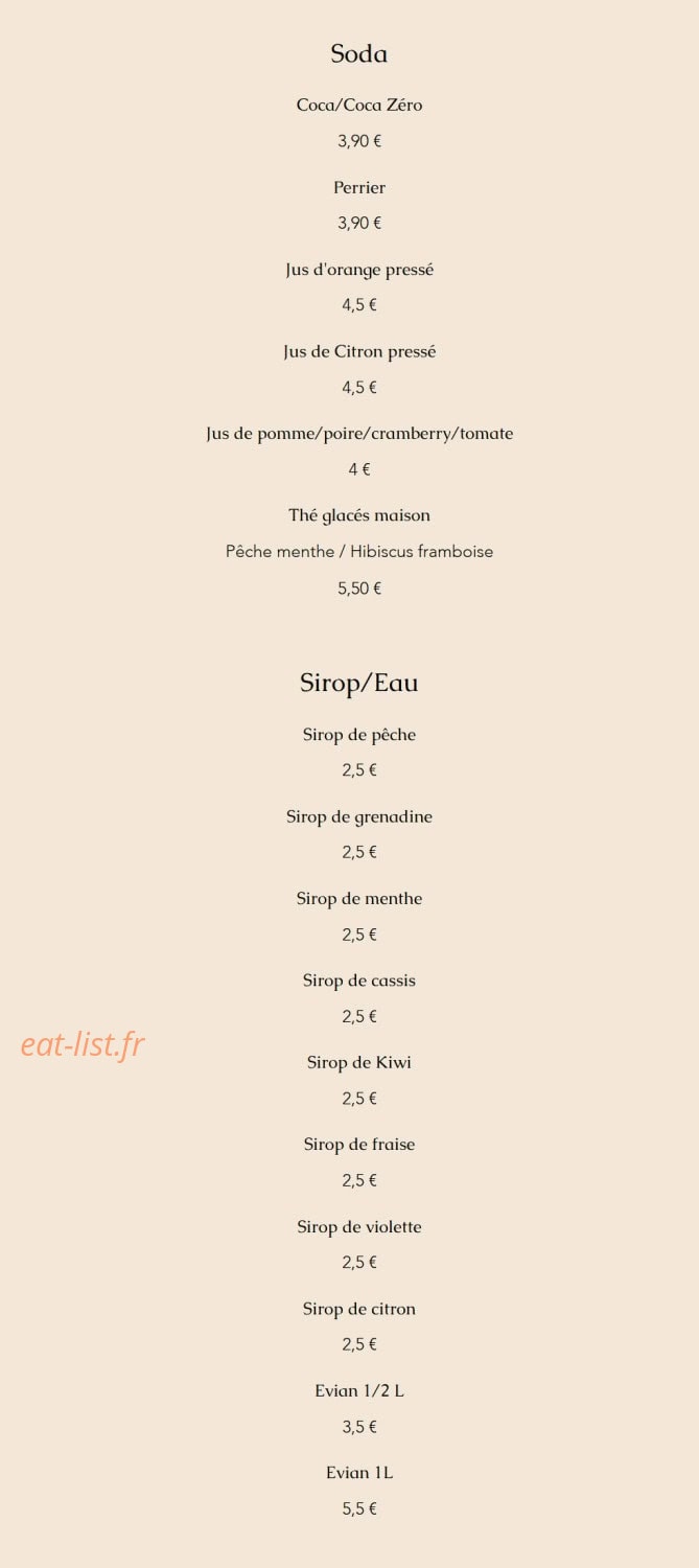 Brunch des Quais — carte page 5