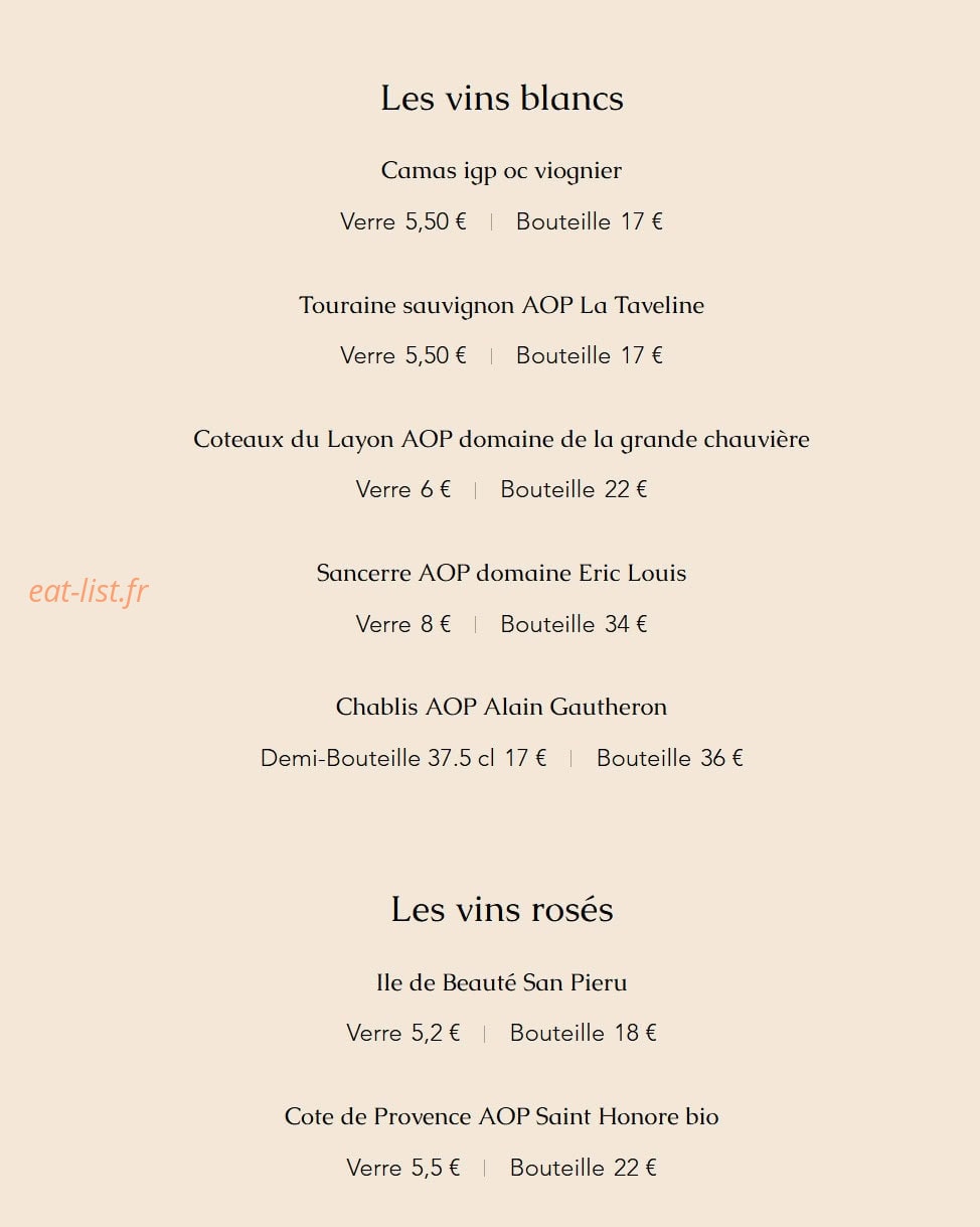 Brunch des Quais — carte page 8