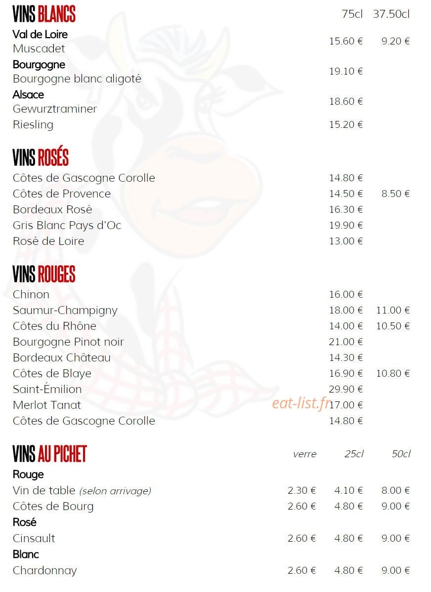 Caen Grill — carte page 11