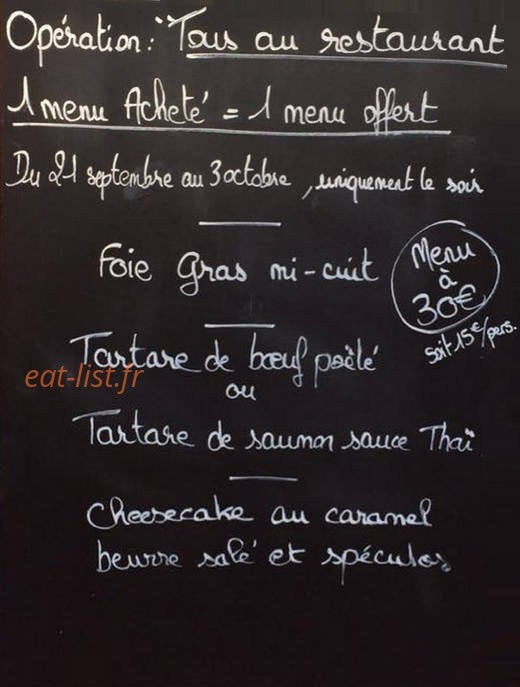 Café De Caen — carte page 1