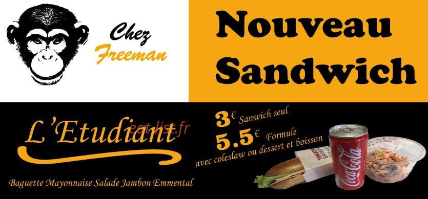 Chez Freeman — carte page 1