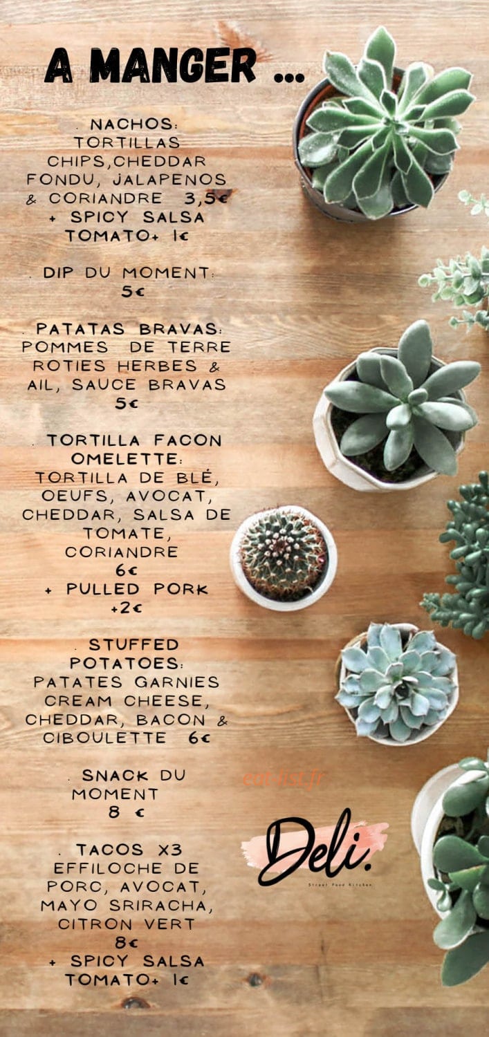 Deli. — carte page 1