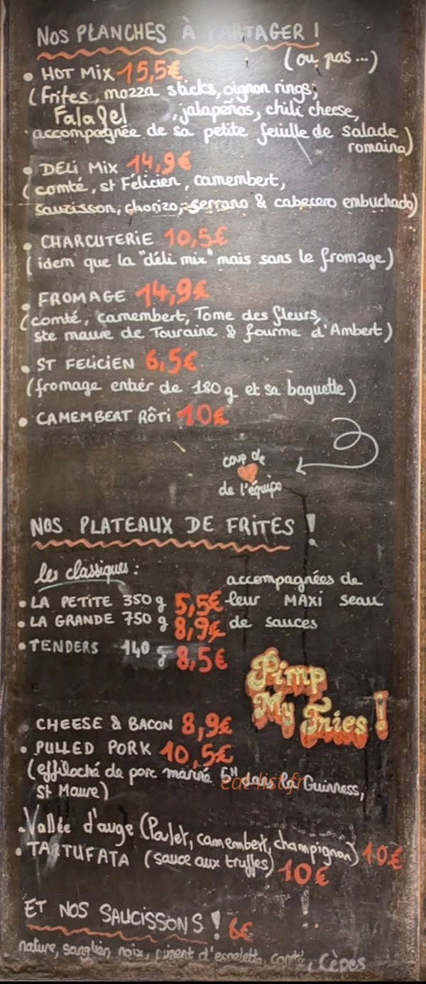 Delirium Café — carte page 1