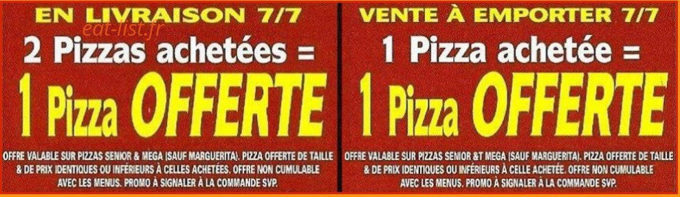 Dynamic Pizza — carte page 1