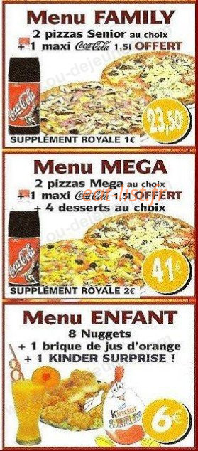 Dynamic Pizza — carte page 8