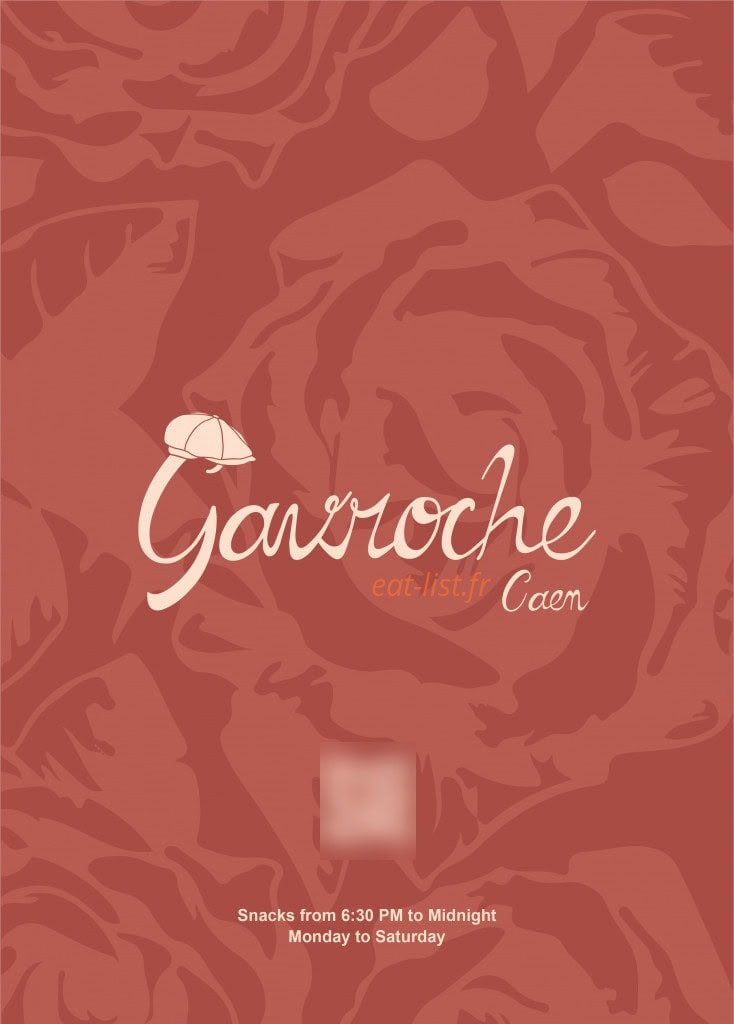 Gavroche — carte page 14