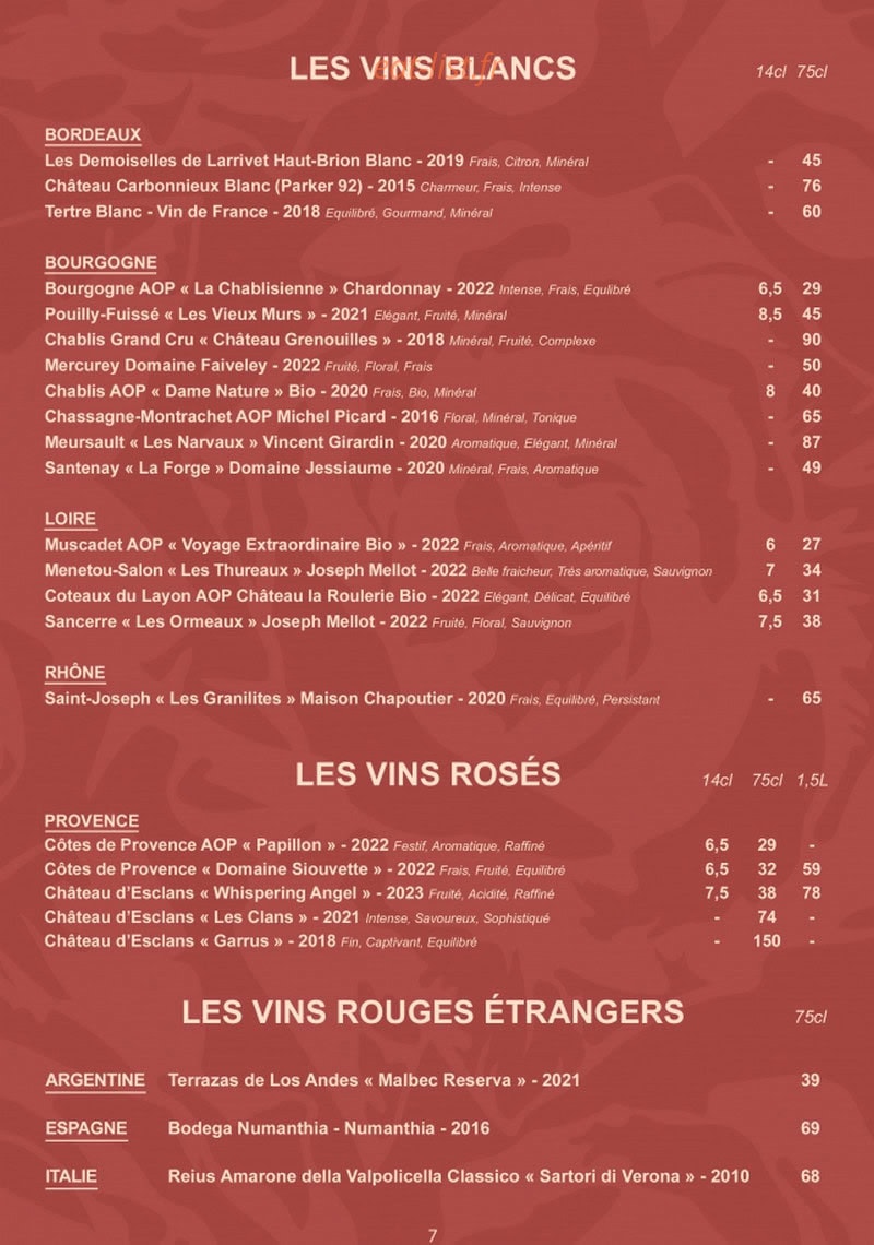 Gavroche — carte page 10