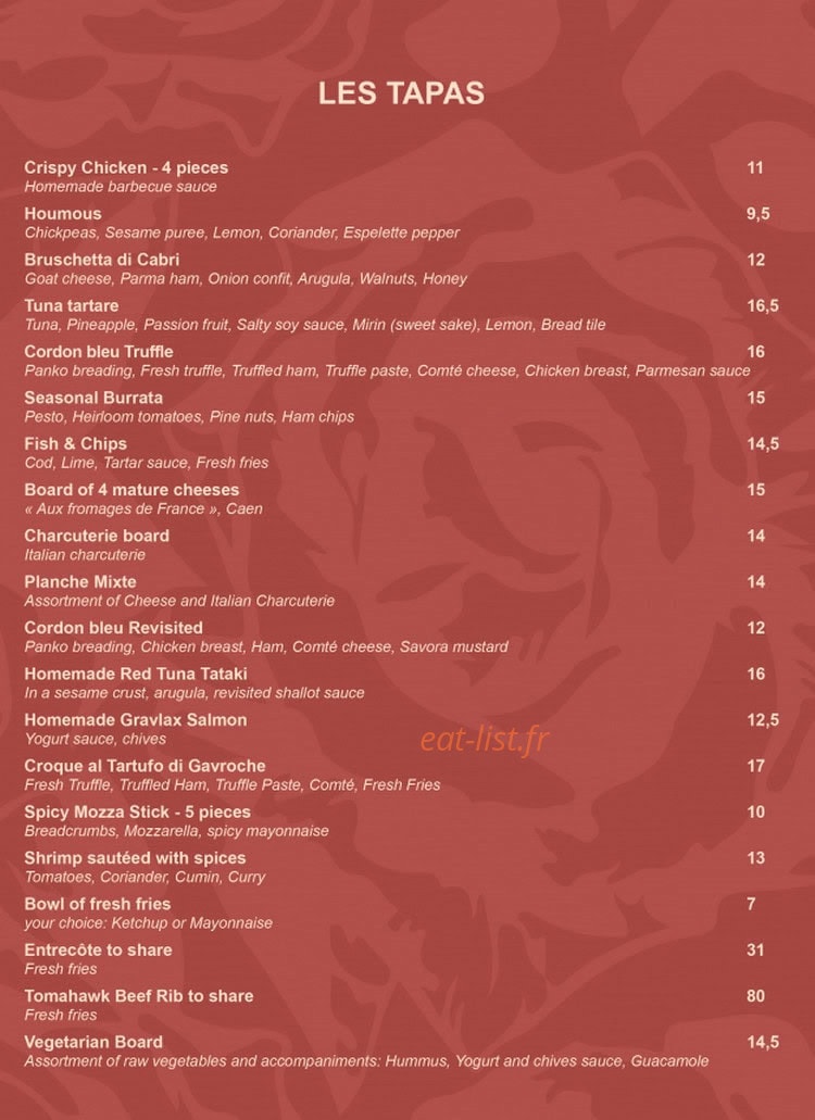 Gavroche — carte page 15