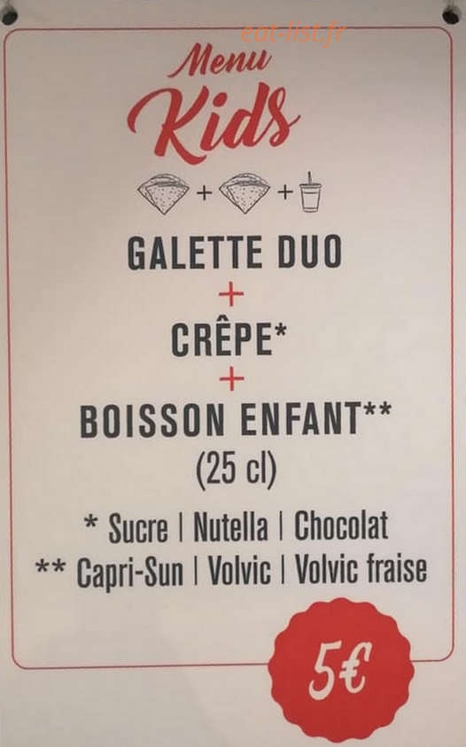 I Love Crêpe — carte page 7