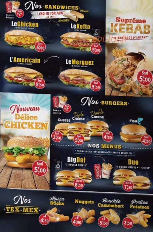 Kebab Amira — carte page 2