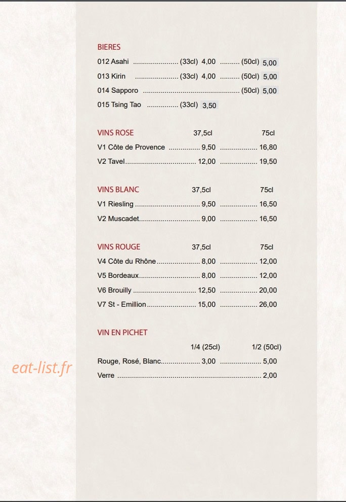 Kebab de la gare — carte page 17