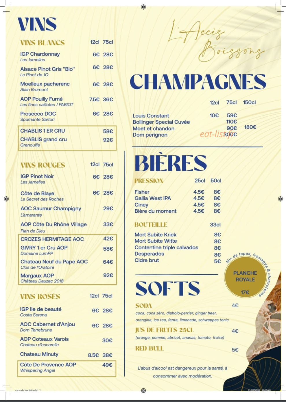 L'Accès Soir — carte page 4