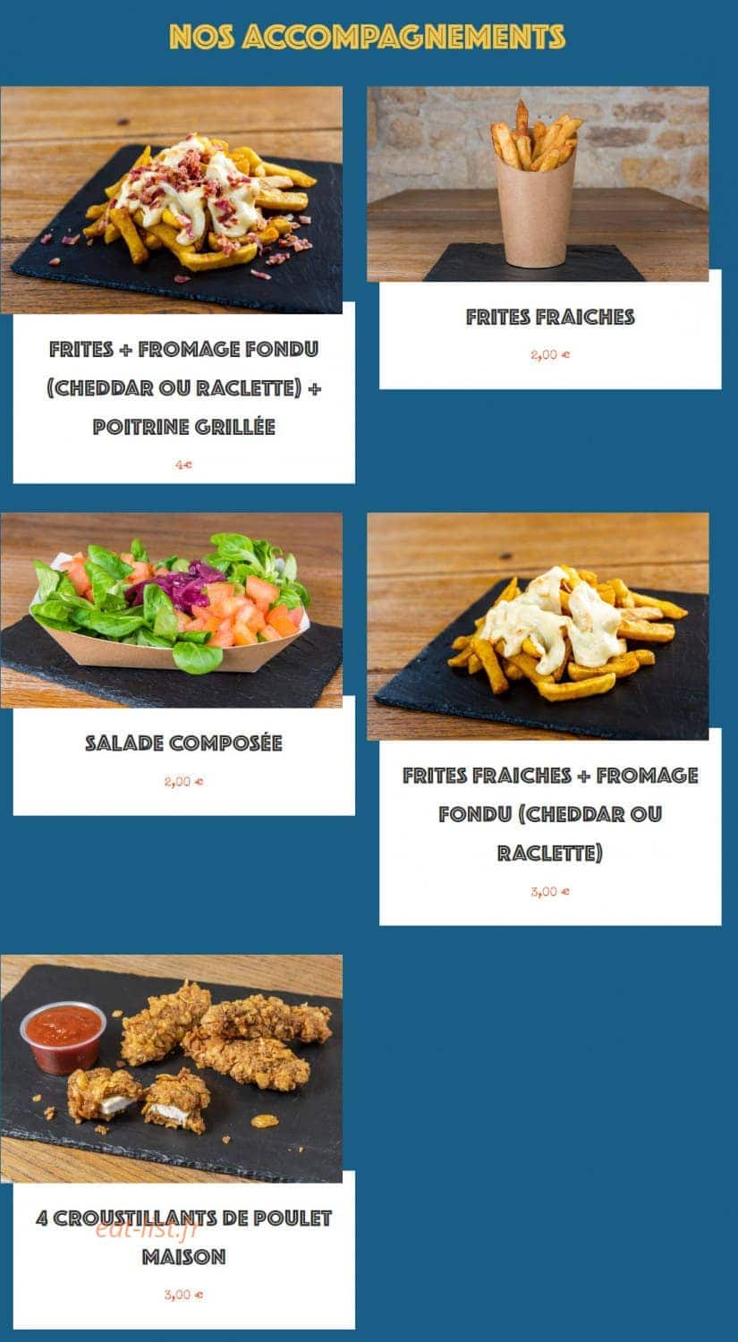 L'atelier du Burger — carte page 3