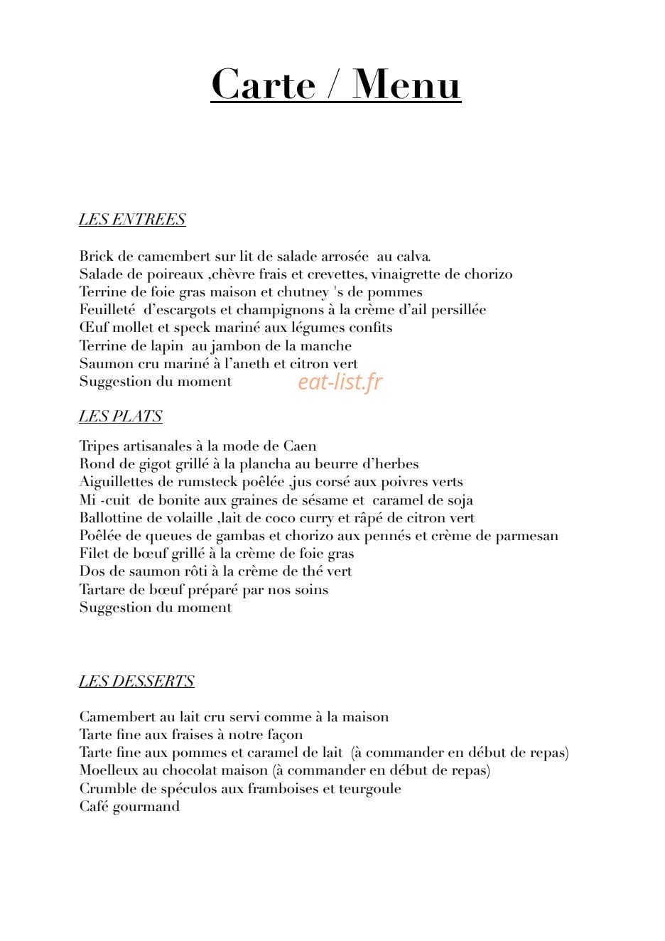 L'Embroche — carte page 1