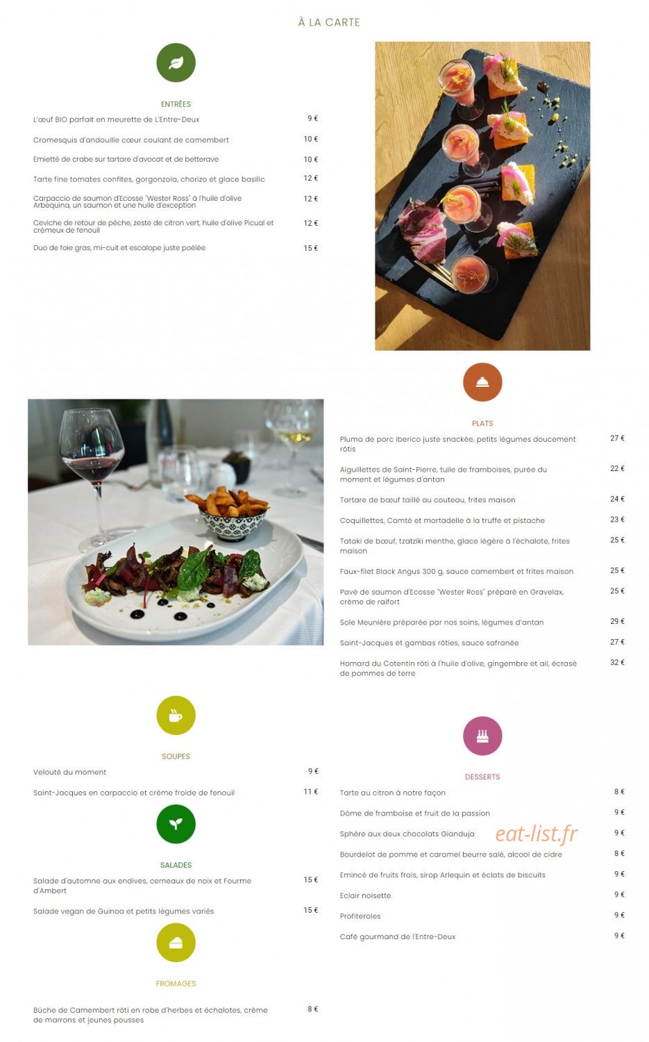 L'Entre Deux — carte page 3