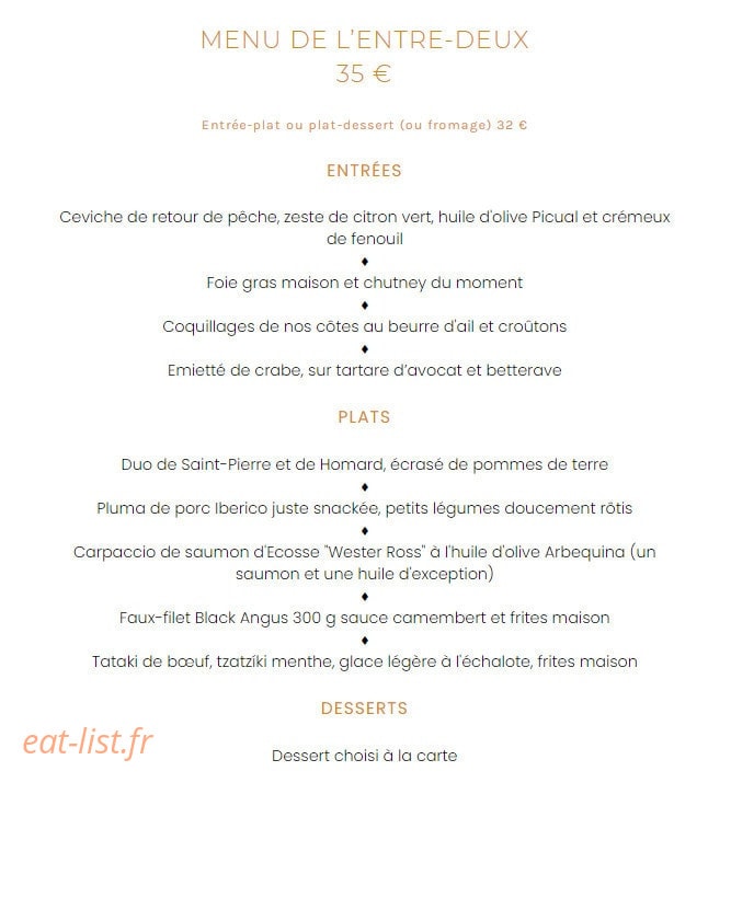 L'Entre Deux — carte page 2