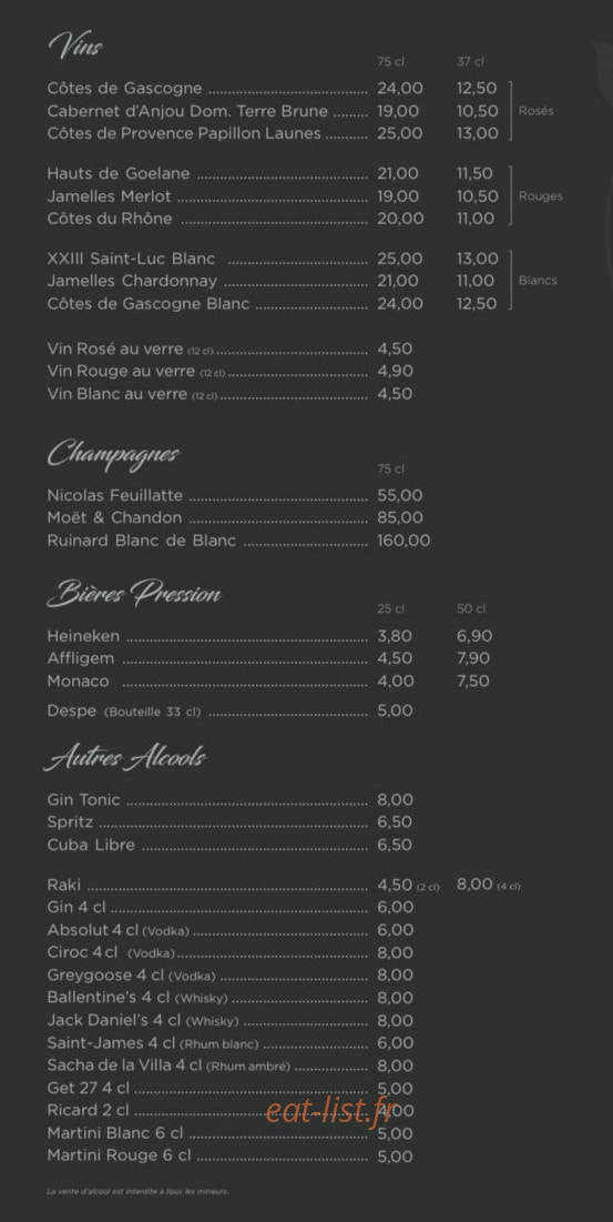 L’Étoile — carte page 4