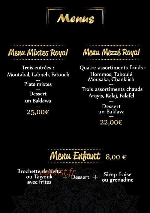 La Perle du Liban — carte page 3
