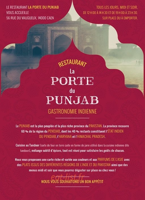 La Porte Du Punjab — carte page 1
