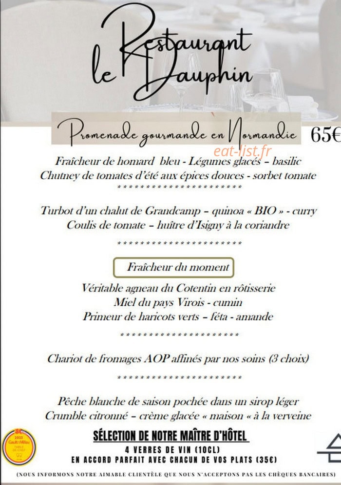Le Dauphin — carte page 4