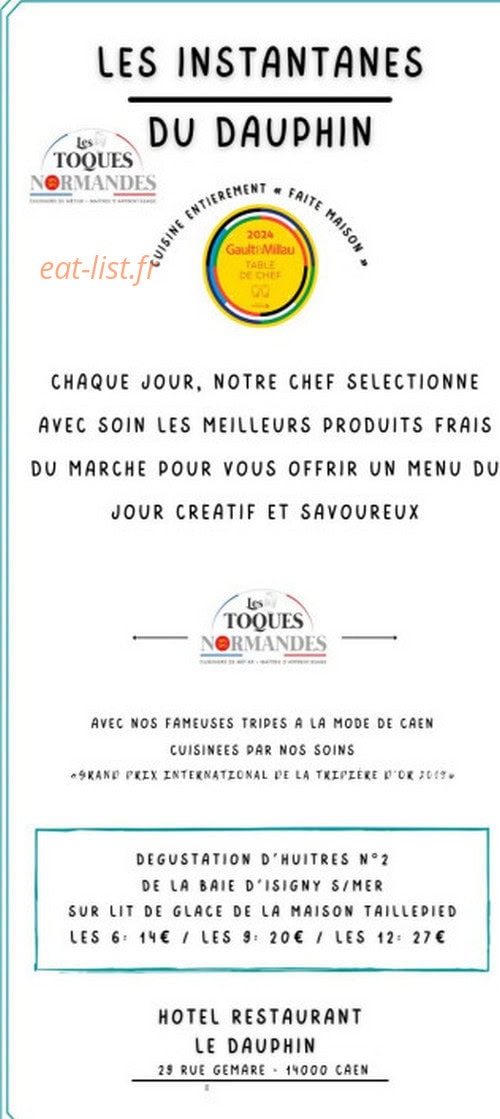 Le Dauphin — carte page 1