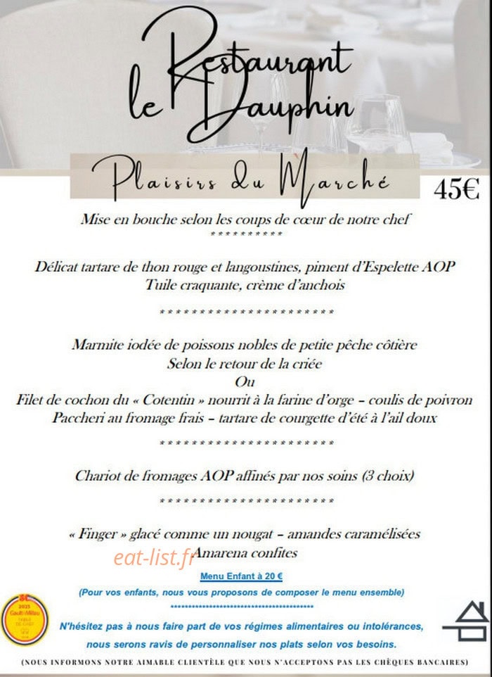 Le Dauphin — carte page 3