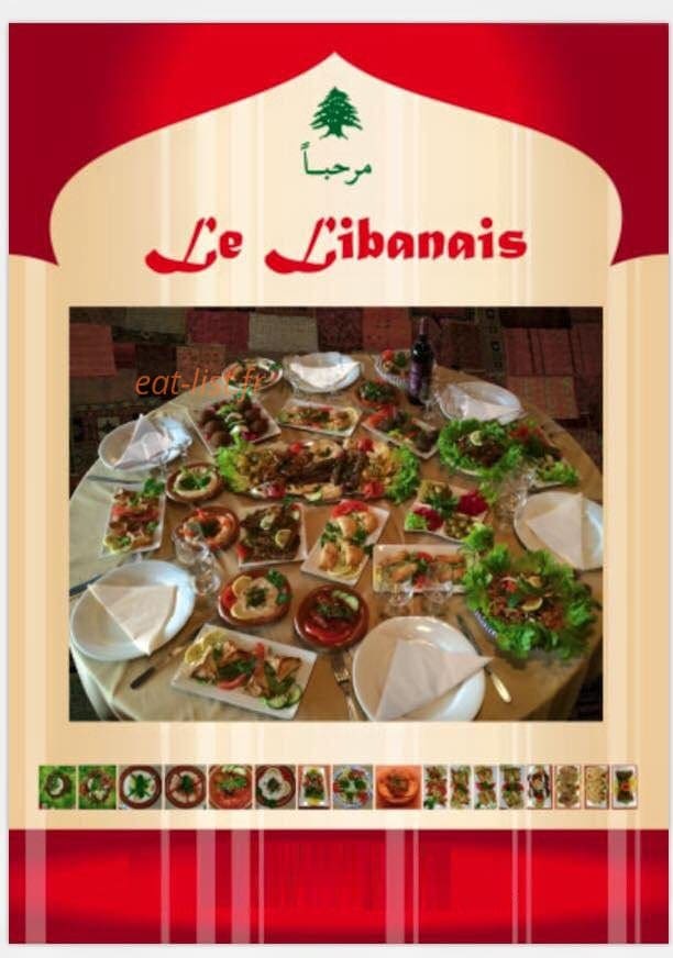 Le Libanais — carte page 1