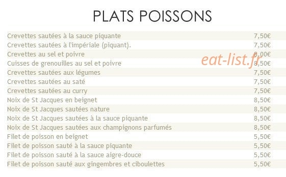 le petit chinois — carte page 3