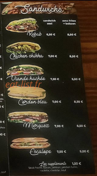 Le Resto — carte page 5