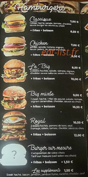 Le Resto — carte page 4