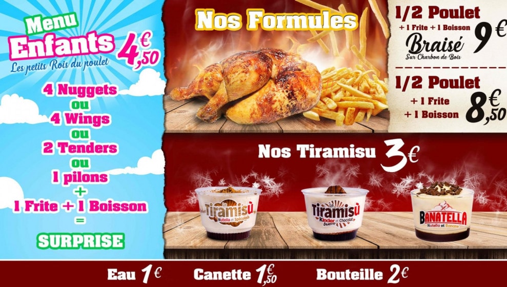 Le Roi du Poulet — carte page 4