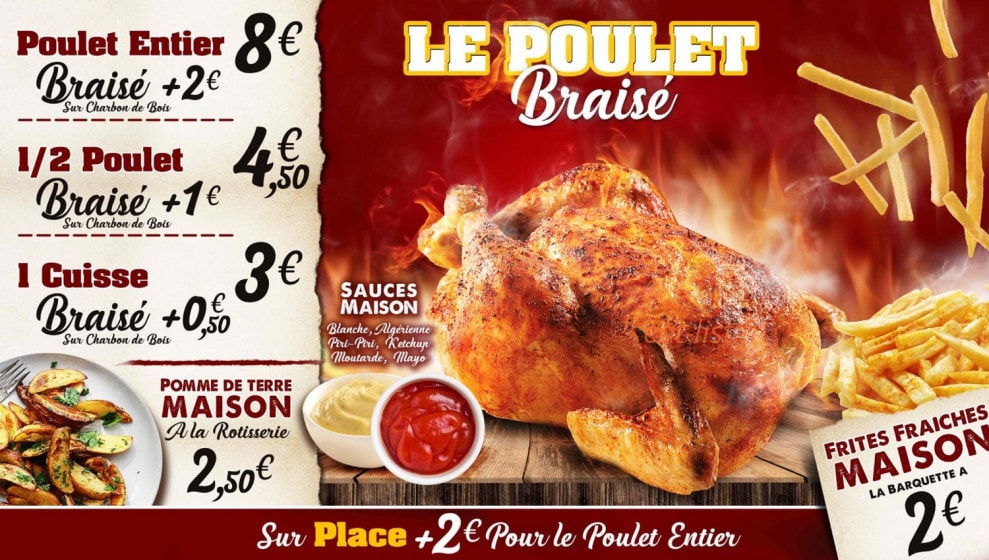 Le Roi du Poulet — carte page 2