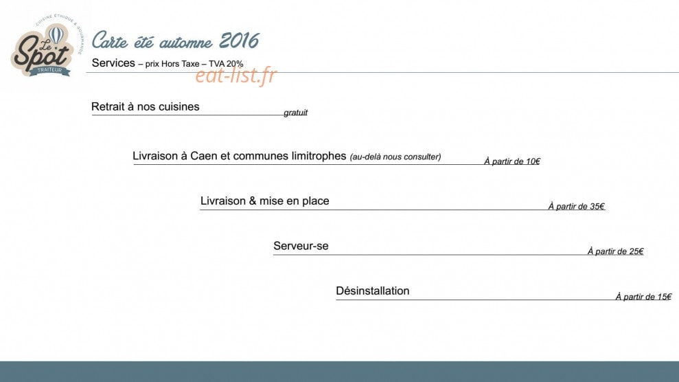 Le Spot — carte page 16