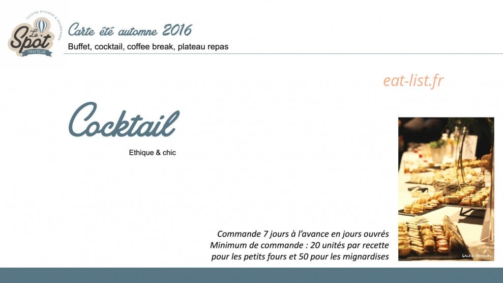 Le Spot — carte page 6
